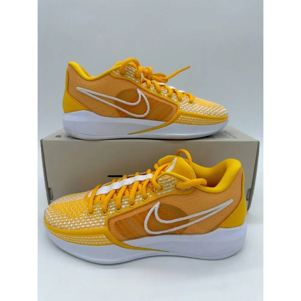 Nike Sabrina 1 Women's Size 5 Yellow white Basketball Shoes FQ3391 700
